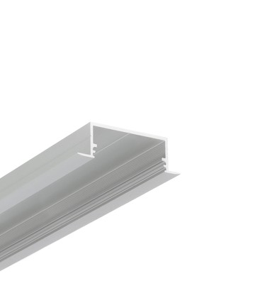 1m aluprofil VARIO30-06 ACDE-9/U9 - Anodiseret, indbygget, LED skinne