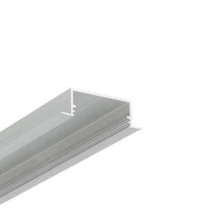 1m aluprofil VARIO30-06 ACDE-9/U9 - Anodiseret, indbygget, LED skinne