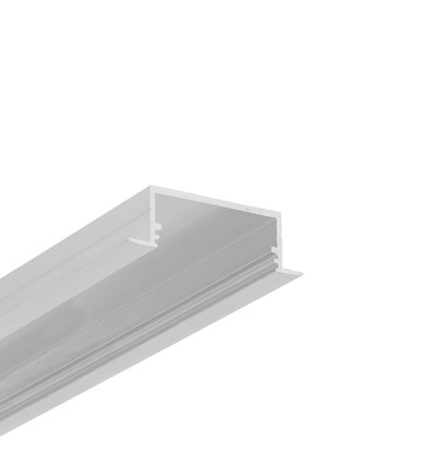 2m aluprofil VARIO30-06 ACDE-9/U9 - Ubehandlet aluminium, indbygget, LED skinne