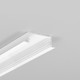 2m aluprofil VARIO30-06 ACDE-9/U9 - Hvid lakeret, indbygget, LED skinne