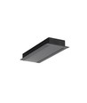 2m aluprofil VARIO30-06 ACDE-9/U9 - Sort anodiseret, indbygget, LED skinne