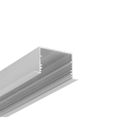 1m aluprofil VARIO30-07 ACDE-9/U9 - Anodiseret, indbygget, LED skinne