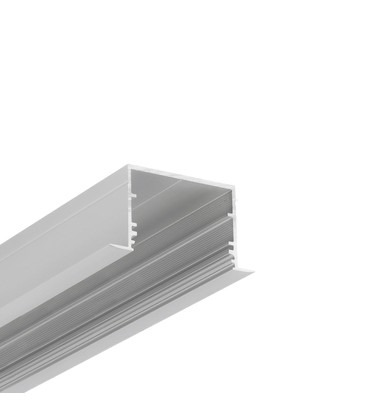 2m aluprofil VARIO30-07 ACDE-9/U9 - Anodiseret, indbygget, LED skinne 2m aluprofil VARIO30-07 ACDE-9/U9 - Anodiseret, indbygget, LED skinne