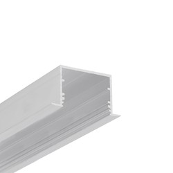 LED strip 2m aluprofil VARIO30-07 ACDE-9/U9 - Ubehandlet aluminium, indbygget, LED skinne
