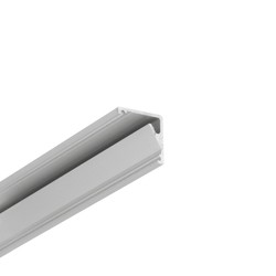 LED strip 2m aluprofil CABI12 E - Anodiseret, hjørne, LED skinne