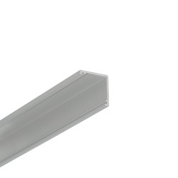 LED strip 1m aluprofil CABI12 DUO E - Anodiseret, hjørne, LED skinne