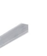 1m aluprofil CABI12 DUO E - Ubehandlet aluminium, hjørne, LED skinne