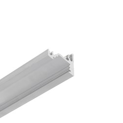 LED strip 2m aluprofil CORNER10 BC/UX - Ubehandlet aluminium, hjørne, LED skinne