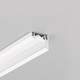 2m aluprofil CORNER10 BC/UX - Hvid lakeret, hjørne, LED skinne