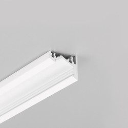 LED strip 2m aluprofil CORNER10 BC/UX - Hvid lakeret, hjørne, LED skinne