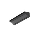 2m aluprofil CORNER10 BC/UX - Sort anodiseret, hjørne, LED skinne