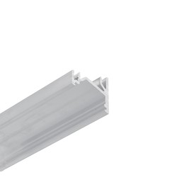 LED strip 1m aluprofil CORNER12.V2 EF/U - Ubehandlet aluminium, hjørne, LED skinne