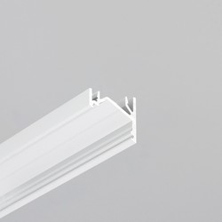 LED strip 1m aluprofil CORNER12.V2 EF/U - Hvid lakeret, hjørne, LED skinne