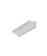 1m aluprofil CORNER12.V2 EF/U - Ubehandlet aluminium, hjørne, LED skinne