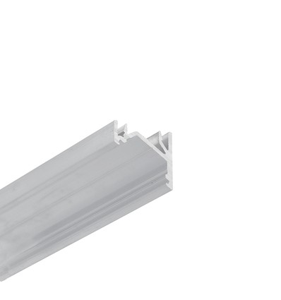 2m aluprofil CORNER12.V2 EF/U - Ubehandlet aluminium, hjørne, LED skinne