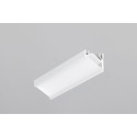 2m aluprofil CORNER12.V2 EF/U - Hvid lakeret, hjørne, LED skinne