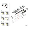 1m aluprofil CORNER14 EE7F/TY - Anodiseret, hjørne, LED skinne