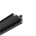 1m aluprofil CORNER14 EE7F/TY - Sort anodiseret, hjørne, LED skinne
