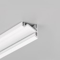 1m aluprofil CORNER14 EE7F/TY - Hvid lakeret, hjørne, LED skinne