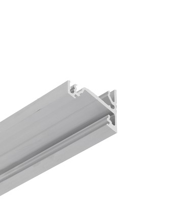 2m aluprofil CORNER14 EE7F/TY - Ubehandlet aluminium, hjørne, LED skinne
