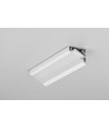 2m aluprofil CORNER14 EE7F/TY - Hvid lakeret, hjørne, LED skinne