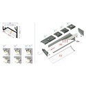 2m aluprofil CORNER16.V2 AC-6/TY - Ubehandlet aluminium, hjørne, LED skinne