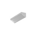 2m aluprofil CORNER16.V2 AC-6/TY - Ubehandlet aluminium, hjørne, LED skinne