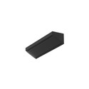 2m aluprofil CORNER16.V2 AC-6/TY - Sort anodiseret, hjørne, LED skinne