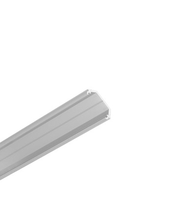 2m aluprofil QUARTER10 BD/U6 - Anodiseret, hjørne, LED skinne