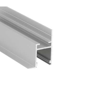 1m aluprofil FRAME14 BC/Q - Anodiseret, indspartling, LED skinne