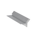 1m aluprofil GLOW12 DOWN A1C - Ubehandlet aluminium, indspartling, LED skinne