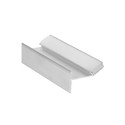 2m aluprofil GLOW12 UP A1C - Ubehandlet aluminium, indspartling, LED skinne
