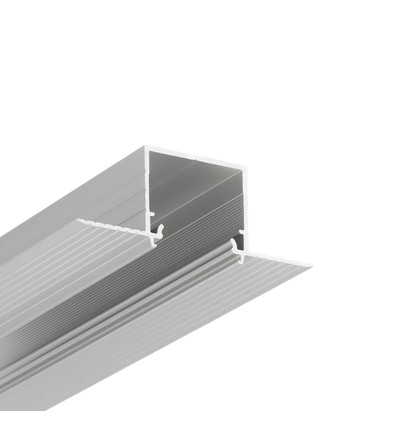 2m aluprofil LINEA-IN20 TRIMLESS EE7F - Anodiseret, indspartling, LED skinne