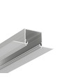2m aluprofil LINEA-IN20 TRIMLESS EE7F - Anodiseret, indspartling, LED skinne