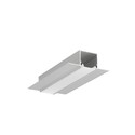 2m aluprofil LINEA-IN20 TRIMLESS EE7F - Anodiseret, indspartling, LED skinne