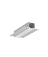 2m aluprofil LINEA-IN20 TRIMLESS EE7F - Anodiseret, indspartling, LED skinne