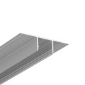 2m aluprofil PLANE14 IN BC3 - Anodiseret, indspartling, LED skinne