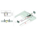 2m aluprofil PLANE14 IN BC3 - Anodiseret, indspartling, LED skinne