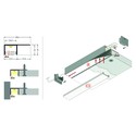 2m aluprofil PLANE14 SIDE BC3 - Anodiseret, indspartling, LED skinne
