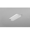 2m aluprofil PLANE14 SIDE BC3 - Hvid lakeret, indspartling, LED skinne