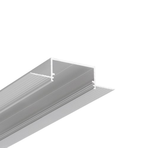 2m aluprofil VARIO30-04 ACDE-9 - Anodiseret, indspartling, LED skinne