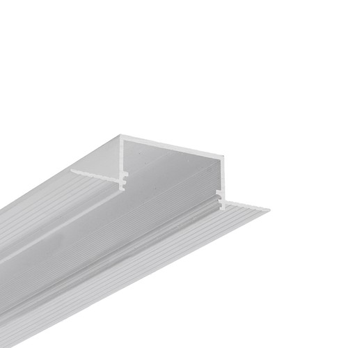 2m aluprofil VARIO30-04 ACDE-9 - Ubehandlet aluminium, indspartling, LED skinne