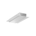 2m aluprofil VARIO30-04 ACDE-9 - Ubehandlet aluminium, indspartling, LED skinne