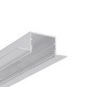 1m aluprofil VARIO30-05 ACDE-9 - Ubehandlet aluminium, indspartling, LED skinne
