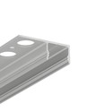 1m aluprofil UNI-TILE12 180DEG C PLUS - Anodiseret, fliseprofil, LED skinne