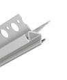 2m aluprofil UNI-TILE12 270DEG C PLUS - Anodiseret, fliseprofil, LED skinne