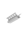 2m aluprofil UNI-TILE12 270DEG C PLUS - Anodiseret, fliseprofil, LED skinne