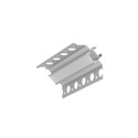 2m aluprofil UNI-TILE12 90DEG C PLUS - Anodiseret, fliseprofil, LED skinne