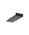 2m aluprofil BACK10 A/UX - Sort lakeret