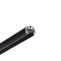 1m aluprofil PEN12 CJ - Sort lakeret